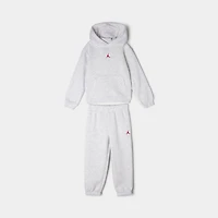 Jordan Childrens' Brooklyn Fleece Pullover Hoodie Set / Neutral Grey