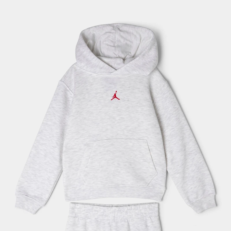Jordan Childrens' Brooklyn Fleece Pullover Hoodie Set / Neutral Grey
