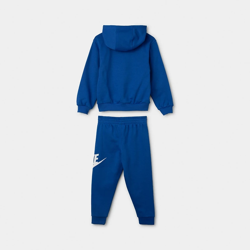 Nike Children's Club Fleece Hoodie Set Game Royal / White