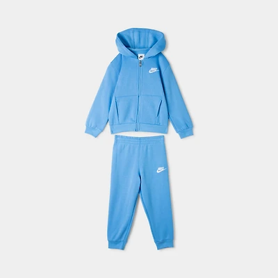 Nike Children's Full-Zip Club Fleece Set / University Blue