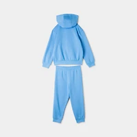 Nike Children's Fullzip Club Fleece Set / University Blue