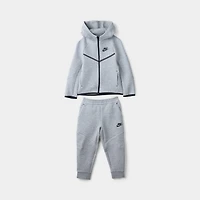 Nike Sportswear Child Boys' Tech Fleece Full Zip Hoodie Set / Dark Grey Heather