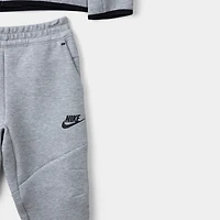 Nike Sportswear Child Boys' Tech Fleece Full Zip Hoodie Set / Dark Grey Heather
