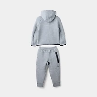 Nike Sportswear Child Boys' Tech Fleece Full Zip Hoodie Set / Dark Grey Heather