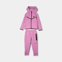 Nike Sportswear Children's Tech Fleece Fullzip Set / Light Magenta