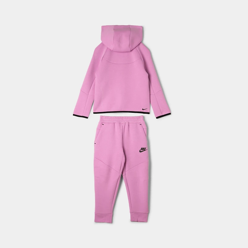 Nike Sportswear Children's Tech Fleece Fullzip Set / Light Magenta
