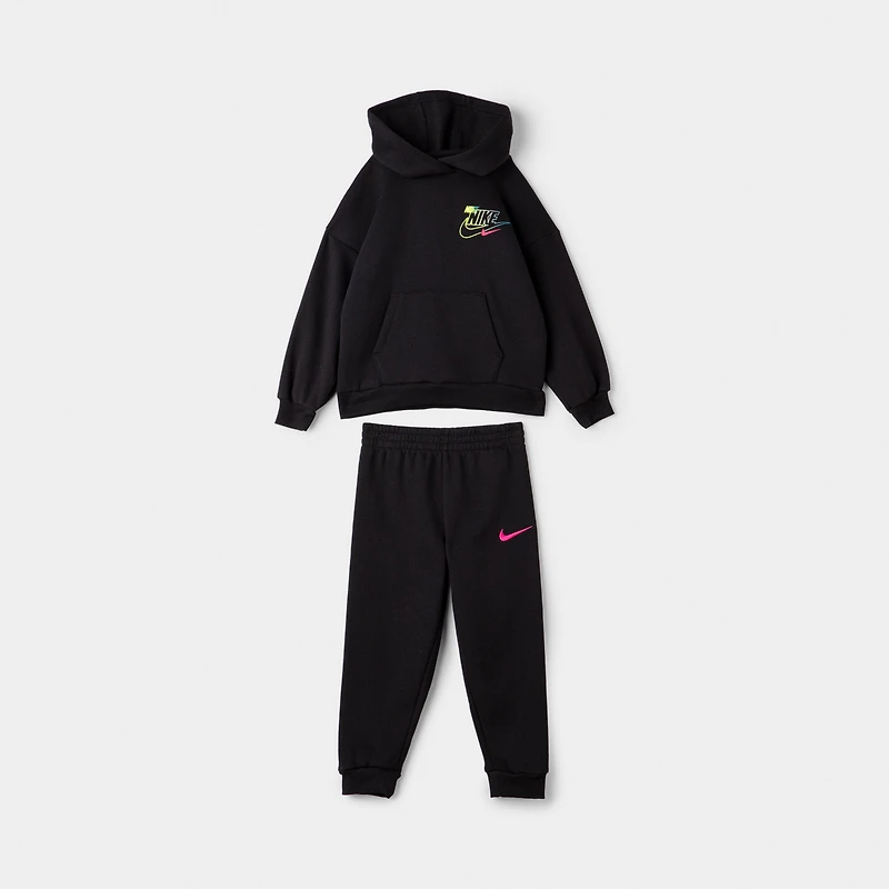 Nike Sportswear Children's Glow Fleece Set / Black