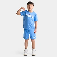 Nike Sportswear Children's Tee Fleece Shorts Set / University Blue