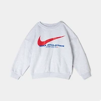 Nike Enfant Swoosh Ensemble Pantalon et Veste Fleece / Gris Chiné
