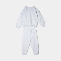 Nike Enfant Swoosh Ensemble Pantalon et Veste Fleece / Gris Chiné