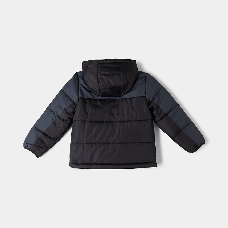 Nike Children's Colour Blocked Baffeled Puffer / Black