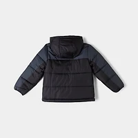 Nike Children's Colour Blocked Baffeled Puffer / Black