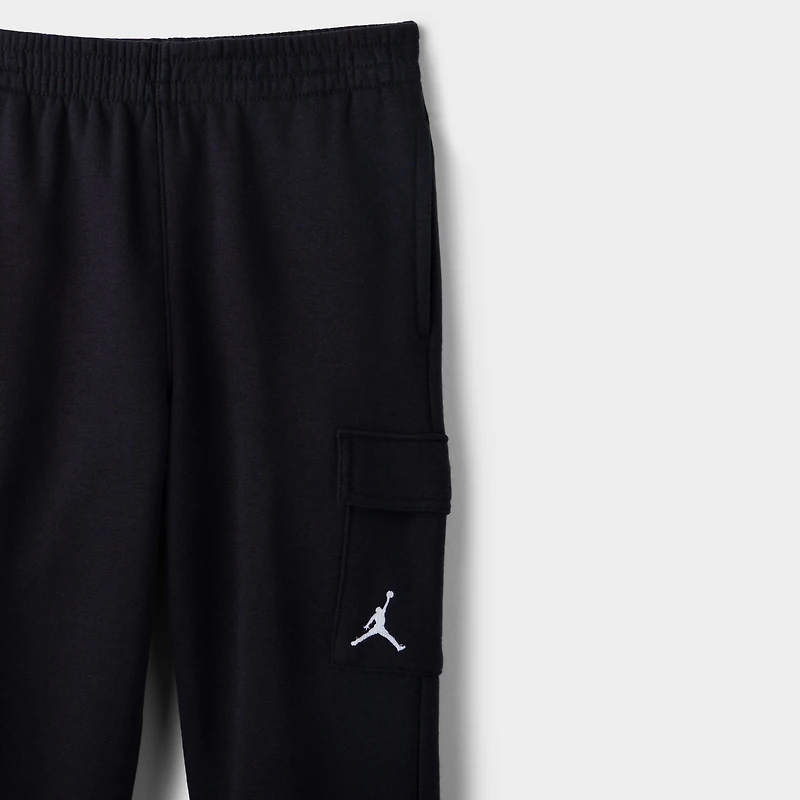 JORDAN JUNIORS' FLEECE CARGO PANTS / BLACK
