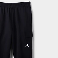 JORDAN JUNIORS' FLEECE CARGO PANTS / BLACK