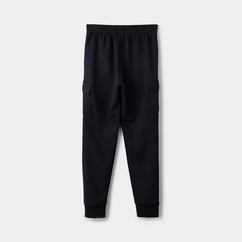 JORDAN JUNIORS' FLEECE CARGO PANTS / BLACK