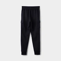 JORDAN JUNIORS' FLEECE CARGO PANTS / BLACK