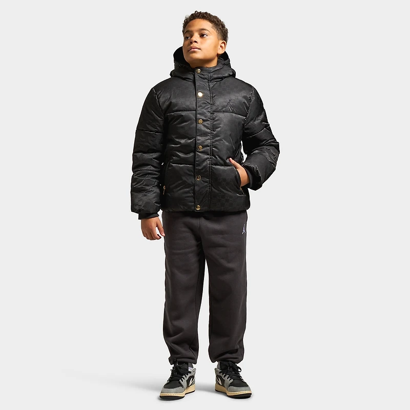 Jordan Juniors' 23 Jacquard Fill Jacket / Black