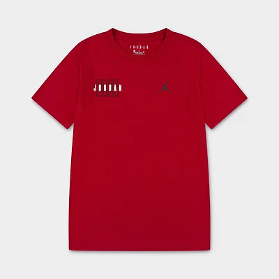 Jordan Junior Boys' Courtyard Graphic T-Shirt / Gym Red