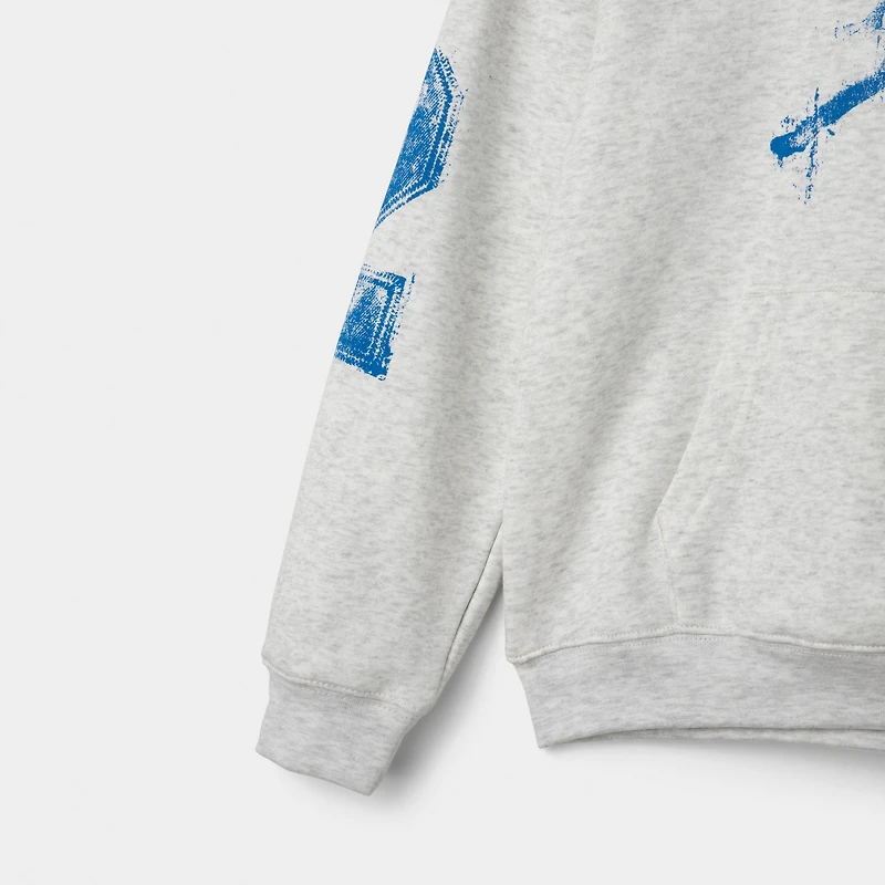 Jordan Juniors' MJ MVP Fleece Hoodie / Birch Heather