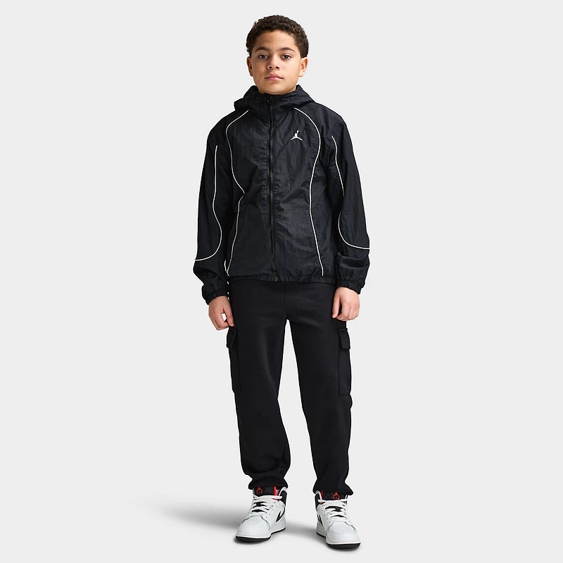 Jordan Juniors' Brooklyn Essential Fleece Cargo Pants / Black