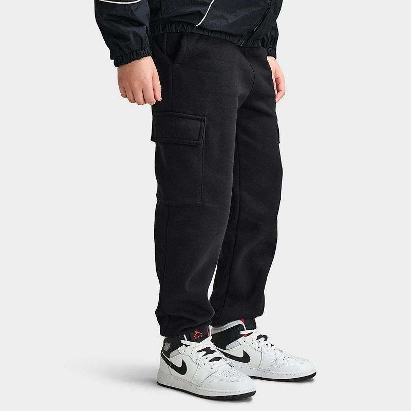 Jordan Juniors' Brooklyn Essential Fleece Cargo Pants / Black
