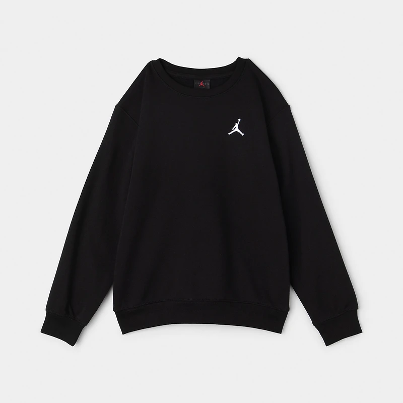 Jordan Juniors' Brooklyn Fleece Crew / Black