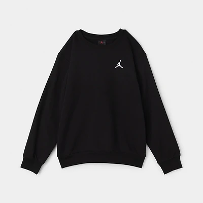 Jordan Juniors' Brooklyn Fleece Crew / Black
