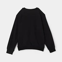 Jordan Juniors' Brooklyn Fleece Crew / Black