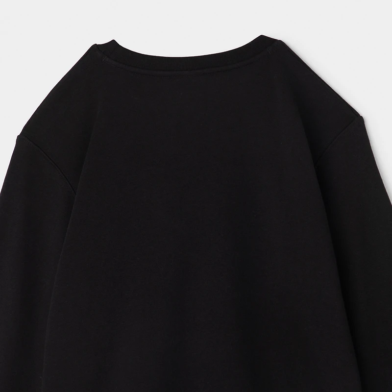 Jordan Juniors' Brooklyn Fleece Crew / Black
