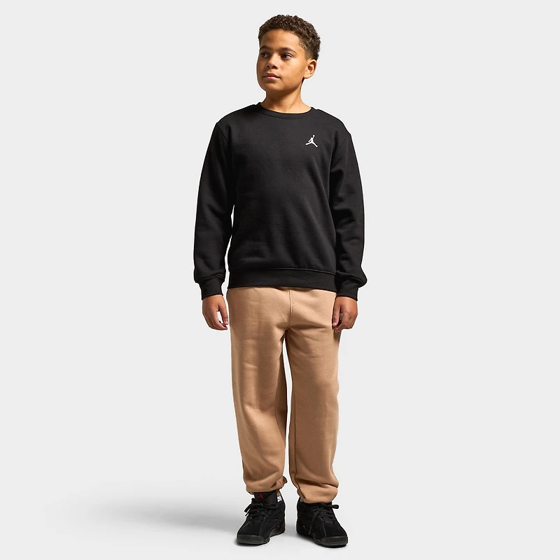 Jordan Juniors' Brooklyn Fleece Crew / Black