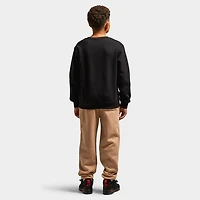 Jordan Juniors' Brooklyn Fleece Crew / Black