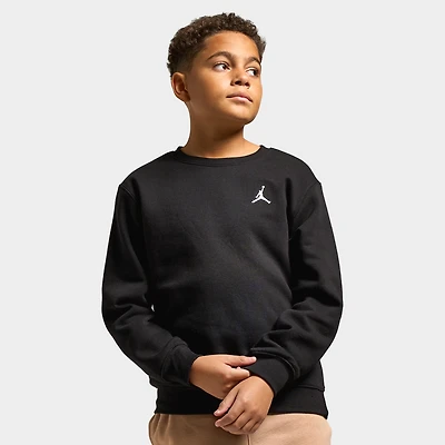 Jordan Juniors' Brooklyn Fleece Crew / Black