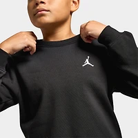 Jordan Juniors' Brooklyn Fleece Crew / Black