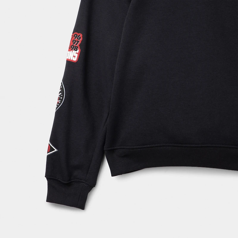 Jordan Juniors' Varsity Split Pullover Hoodie Off Noir / Gym Red