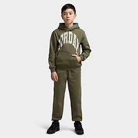 Jordan Juniors' MJ MVP Fleece Pullover Hoodie / Medium Olive