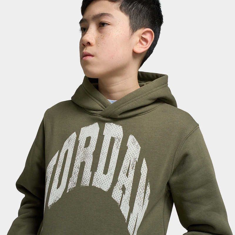 Jordan Juniors' MJ MVP Fleece Pullover Hoodie / Medium Olive