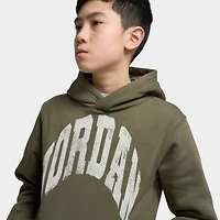 Jordan Juniors' MJ MVP Fleece Pullover Hoodie / Medium Olive