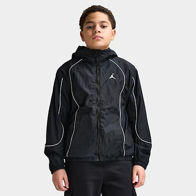 Jordan Juniors' Color Block Wind Jacket / Black