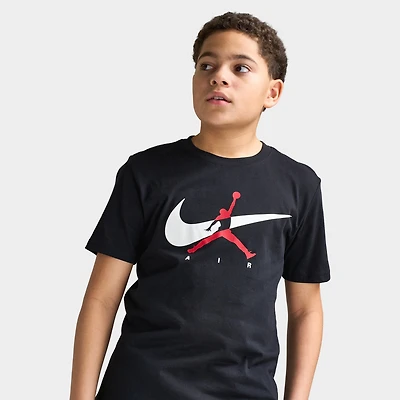 Jordan Junior Jumpman Swoosh T-shirt Intersection / Noir