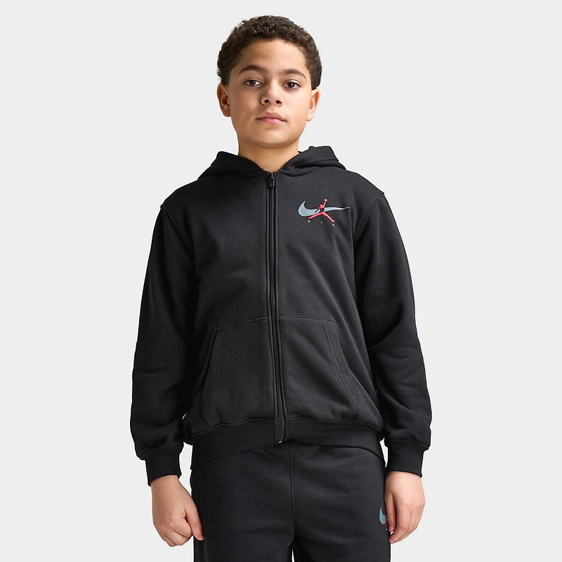 Jordan Junior Brand Arch Chandail à Capuchon entièrement zippé / Noir