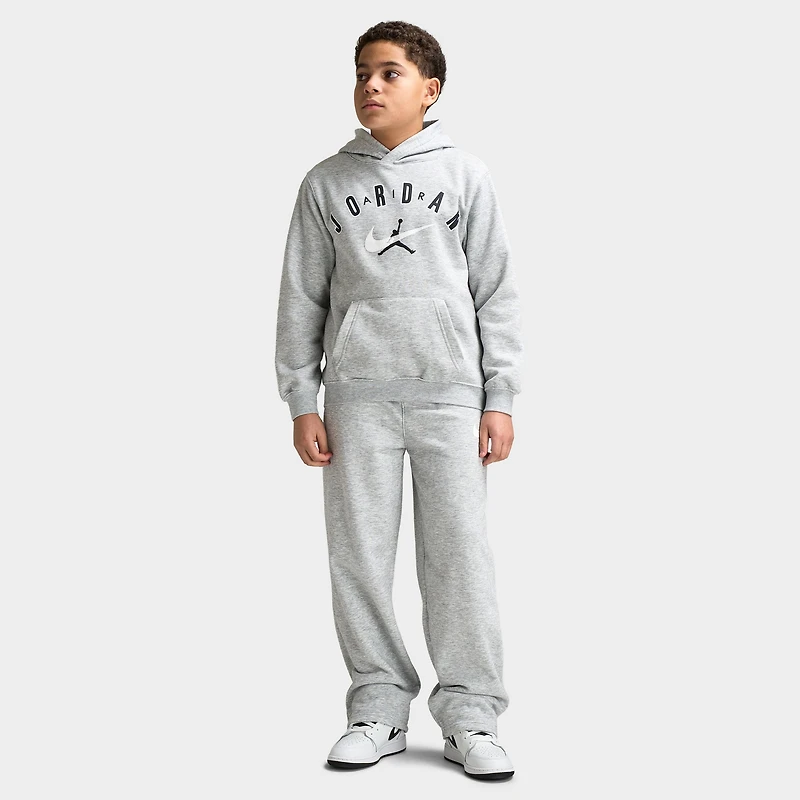 Jordan Junior Brand Arch Chandail à Capuchon / Gris chiné