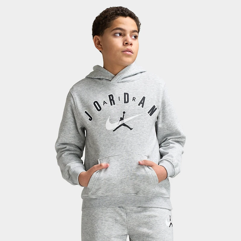 Jordan Junior Brand Arch Chandail à Capuchon / Gris chiné