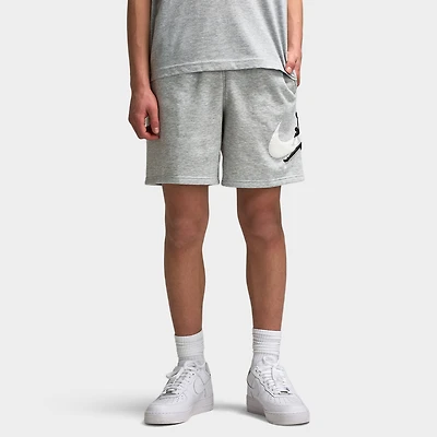 Jordan Juniors' Brand Arch Fleece Shorts / Light Grey Heather