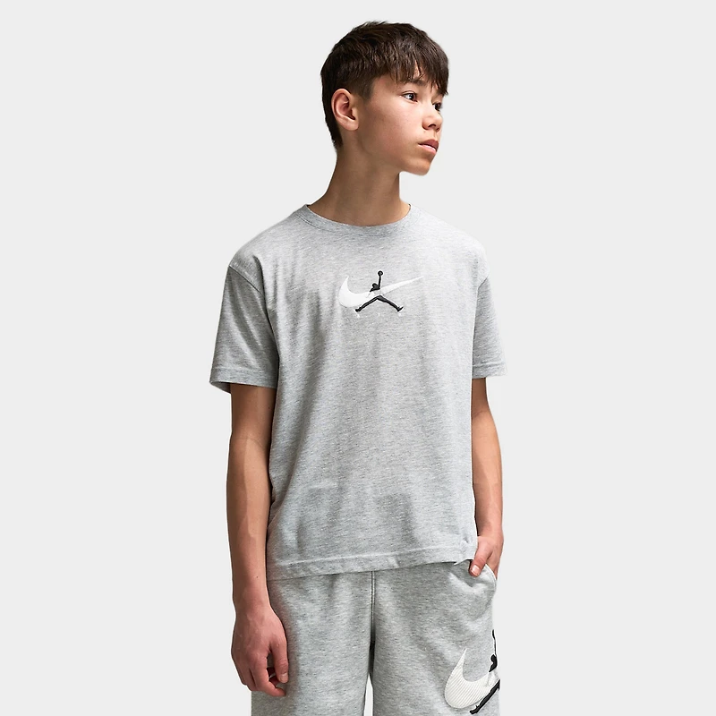 Jordan Juniors Brand Arch T-shirt / Gris Clair Chiné