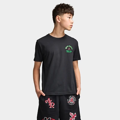 Jordan Juniors Brand Pizza T-Shirt / Noir