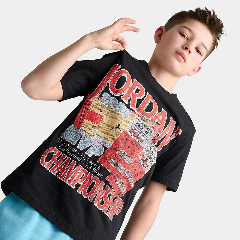 Jordan Junior Playoff Tix t-shirt / Noir
