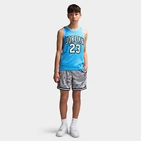 Jordan Juniors Short imprimé mailles et bandes / Gris