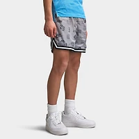 Jordan Juniors Short imprimé mailles et bandes / Gris