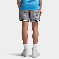 Jordan Juniors Short imprimé mailles et bandes / Gris