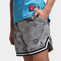 Jordan Juniors Short imprimé mailles et bandes / Gris